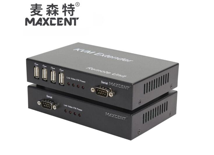 麥森特（MAXCENT）SKD-5150 KVM延長器USB鍵鼠DVI網線傳輸150米4K無壓縮 DVI KVM延長器 SKD-5150